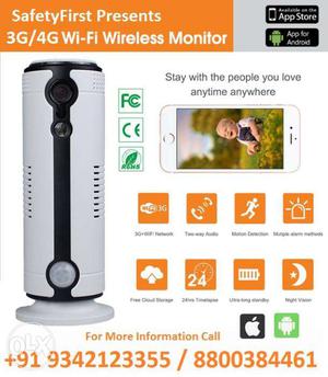 Wireless Baby Monitoring Camera With Motion Sensor 24/7 Live