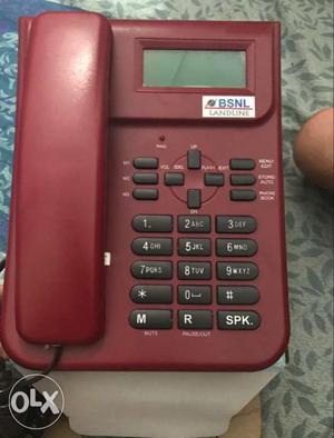 BSNL LANDLINE Phone; with caller id; contact info