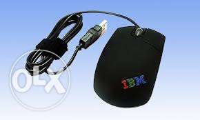 Black IBM USB Optical Mouse (new)