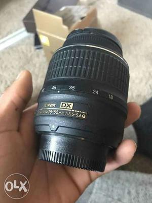 Black Nikon Lens