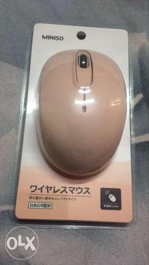 Brown Miniso Computer Mouse