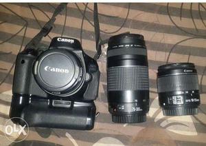 Canon 600d lens lens with battery pack