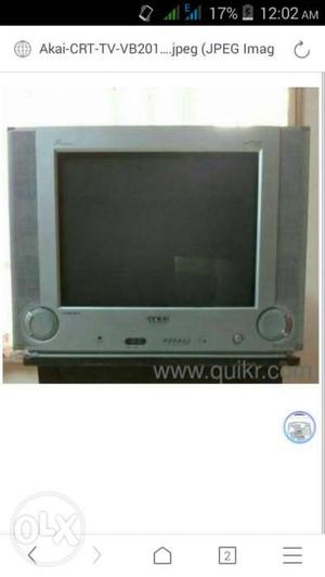 Crt akai t.v. I want to sell at rs  contact