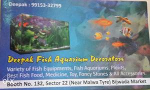Deepak Fish Aquarium Decorators