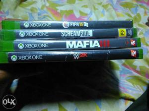 Four Xbox One Game Cases