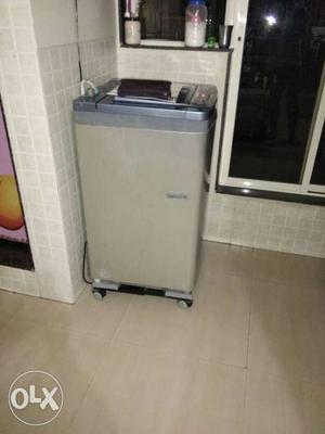 Gray Top-load Clothes Washer