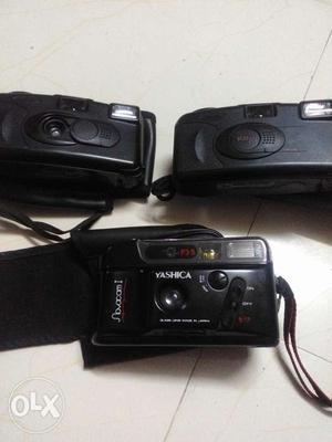 My 3 film camera 2 Kodak 1 yashica