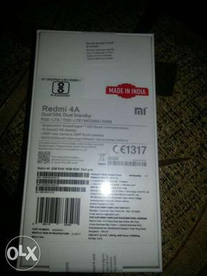 NEW (seal pack) XiaoMi RedMi 4A PETI PACK
