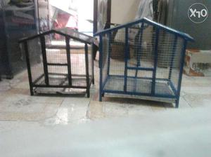 New heavy steel birds cages.home type. Small cage & big cage