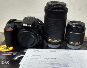 Nikon D with AF-P mm + AF-P mm VR Kit