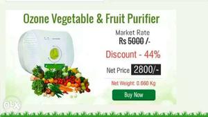Ozonizer Vegetables and Fruits Purifier