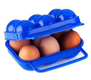 Plastic Foldable Egg Carry Holder Storage Box Organizer