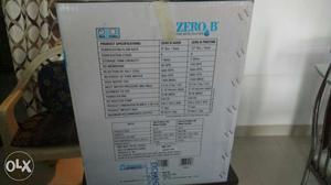 RO Water Purifier Zero b brand new