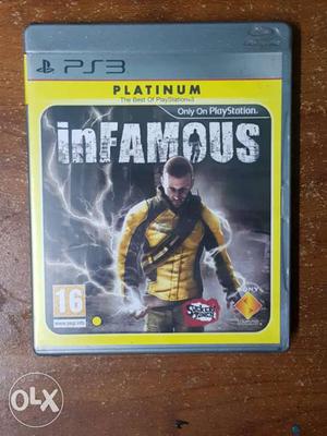Sony PS3 Infamous Game Case