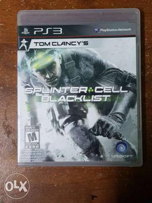 Splinter Cell Blacklist PS3 Game Case