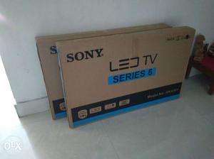 Two Sony LED TV Boxes