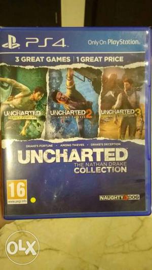 Uncharted collection for ps4, in great condition.