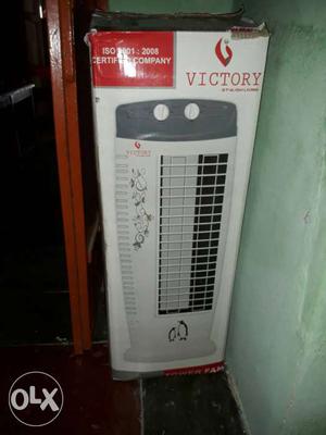 White Victory Tower Heater Box