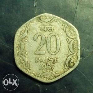20 paisa coin - year  and  (each one)