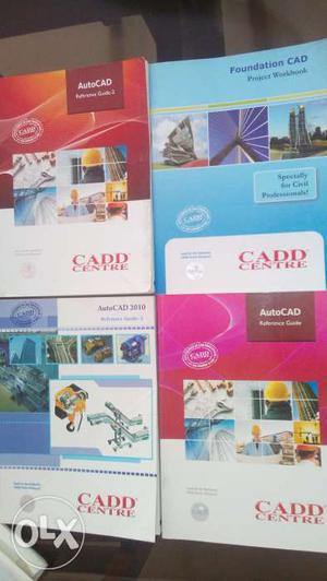 4 books of autocad used in civil engineering