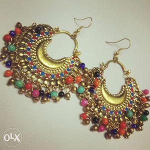 Afghani earrings at 275 /- each! Shipped at your