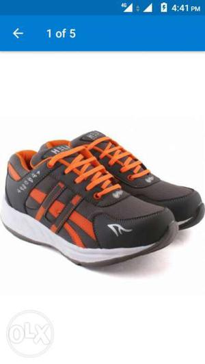 Black-and-orange Athletic Shoes Screenshot