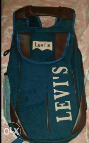 Blue And Brown Levi's Bag
