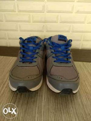 Blue-gray-white Nike Running used Shoes