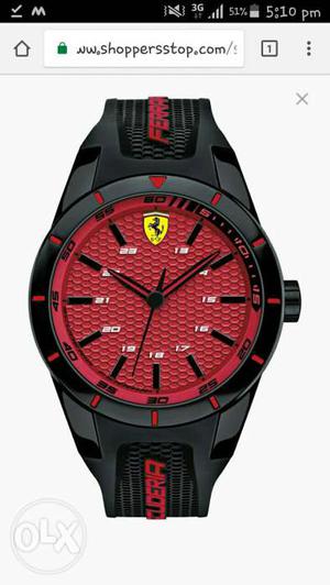 Branded sports watch Ferrari