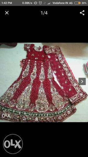 Bridal lehnga only for .. pls dont bargain...purchased