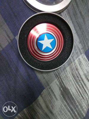 Captain America fidget.. 5 to 6 min spin time..