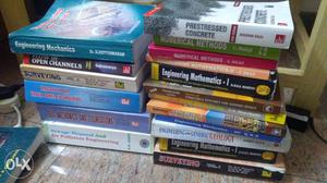 Civil Engineering books for sale.