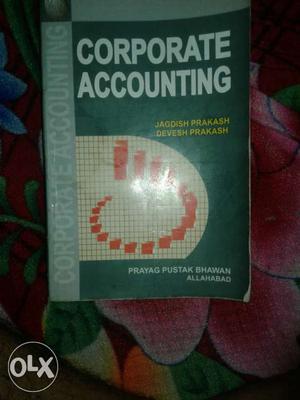 Corporate accounting book b.com 3 year Allahabad