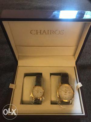 Diamond and Gold COUPLES Watch Set (Limited Edition 