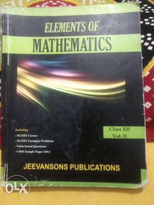 Elements Of Mathematics By Jeevansons Publications