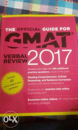 GMAT verbal review , very good condition