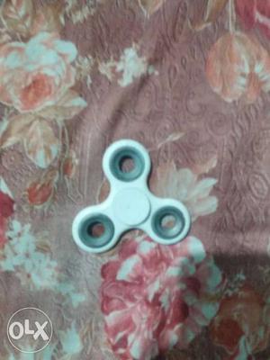 Gray And White Hand Spinner