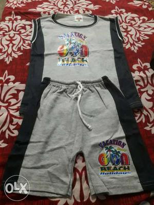 Gray-and-black Reach Basketball Jersey Set