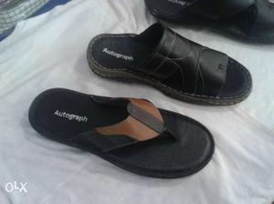 Men's Black Leather Open Toe Sandal 100 pairs avaliable