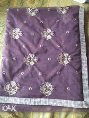 New net sari. only 2 times worn