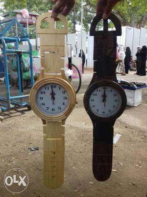 New wood clock best qwality one blac clr waite