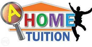 Orange, Red, And Green A Home Tuition Logo