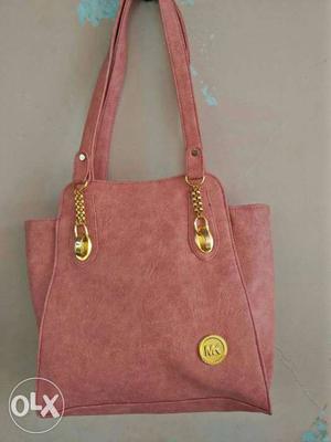 Pink Leather Michael Kors Crossbody Bag