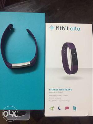Purple Fitbit Alta With Box