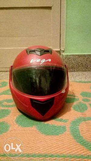 Red Vega Helmet Its Condition Is Good