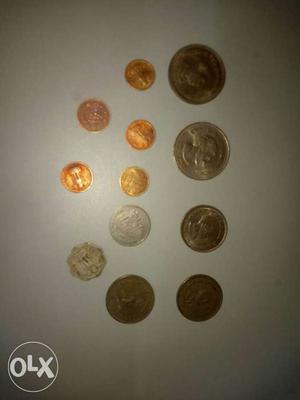 Round Silver Coin Collection