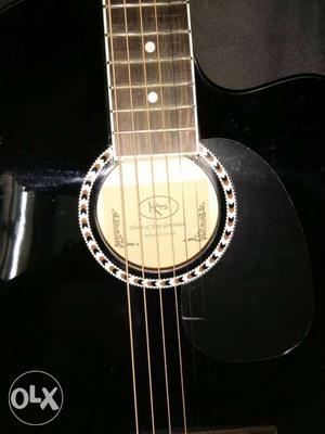 Semi electric acoustic guitar argent sell