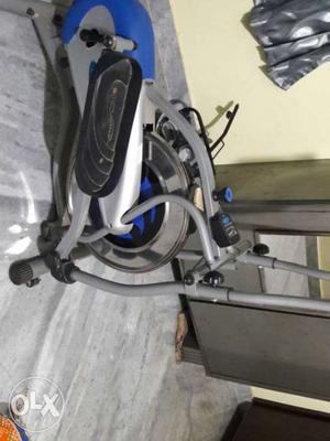 Silver Elliptical Trainer