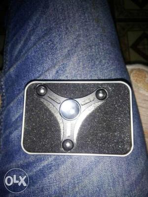 Stainless Steel Tri Hand Spinner In Case