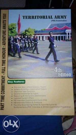 Territorial Army examination book. Recommended by